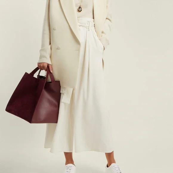 NWT Sophie Hulme Cube Tote Leather Brown - Picture 10 of 13